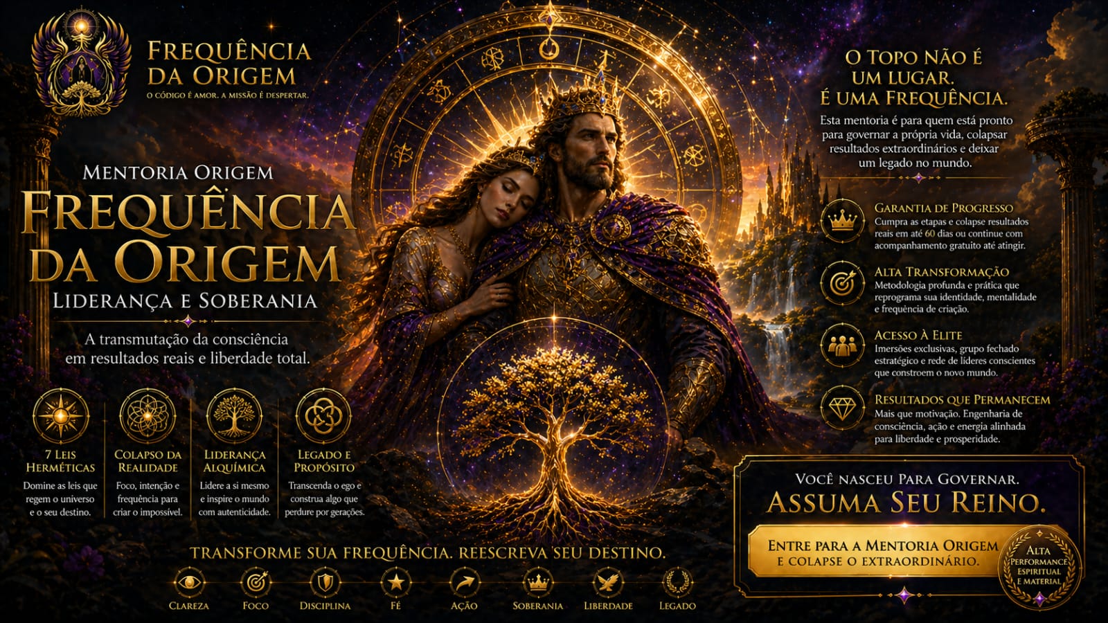 Frequência da Origem — Liderança e Soberania